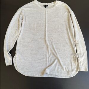 Banana Republic Heather Gray Crewneck Top